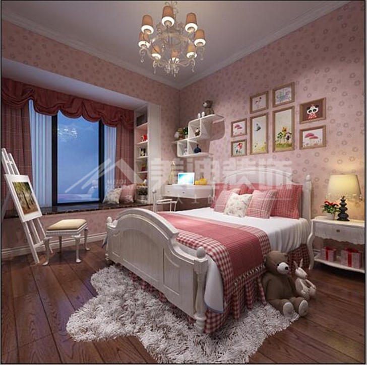 榮悅臺新奢古典風裝修案例圖—臥室