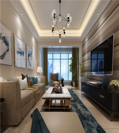 清江雅苑142平現(xiàn)代風(fēng)720度 ...