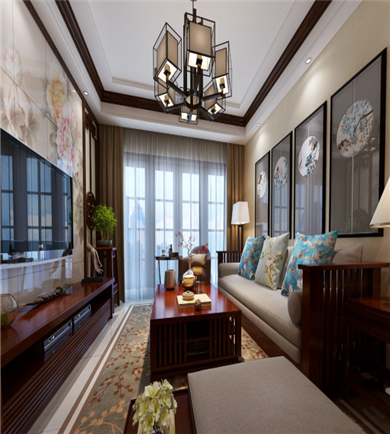 清江雅苑97平中式風(fēng)720度 ...