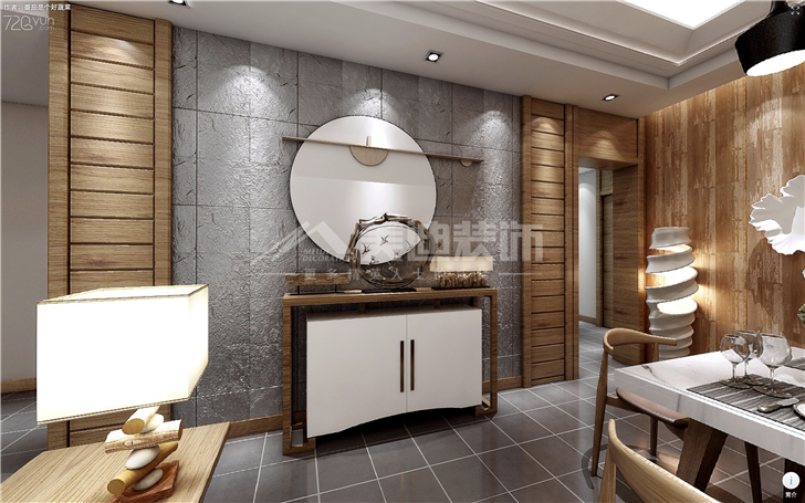 鈺龍?zhí)煜?17平簡歐風裝修案例圖—客廳