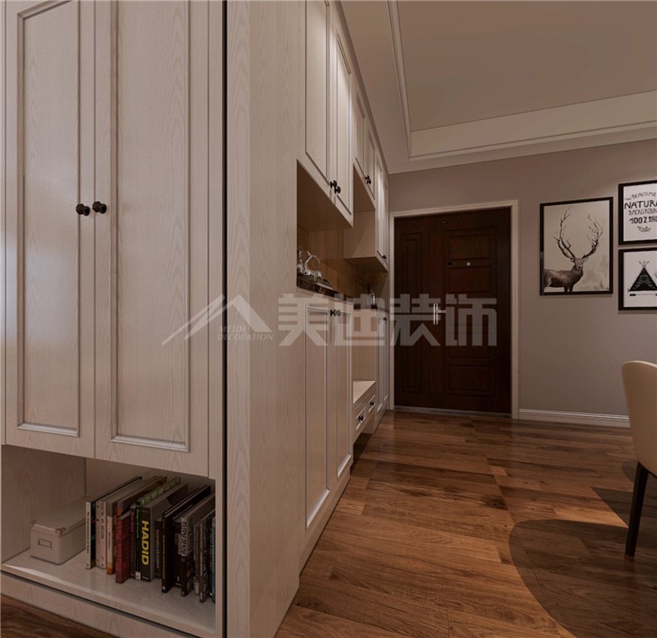 雙灣國際119平現代風裝修案例圖—過道