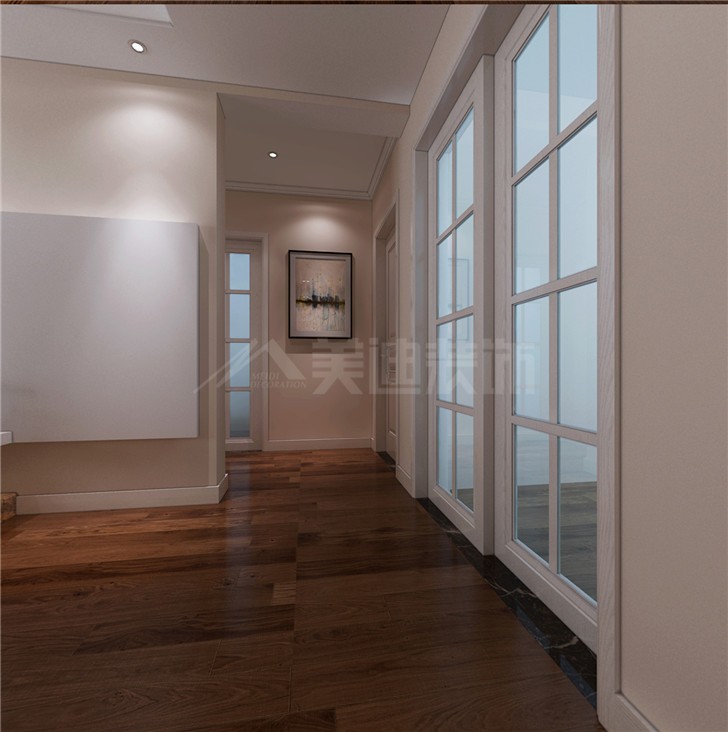 宜家湘頌104平現(xiàn)代簡約風裝修案例圖—客廳