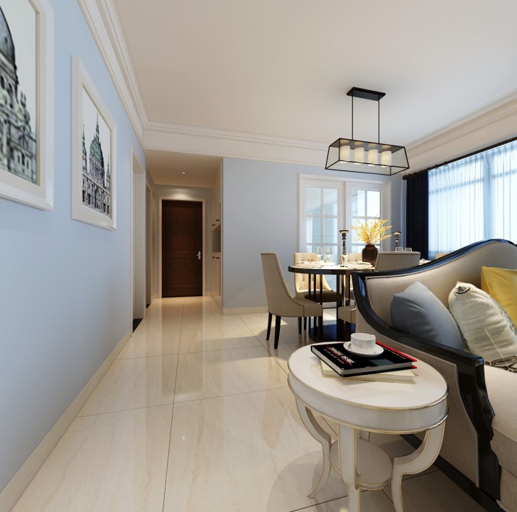 瀟湘奧林匹克花園121平現(xiàn)代風(fēng)裝修案例圖—餐廳