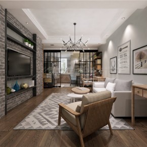 中房瑞致國(guó)際88平工業(yè)風(fēng)裝 ...