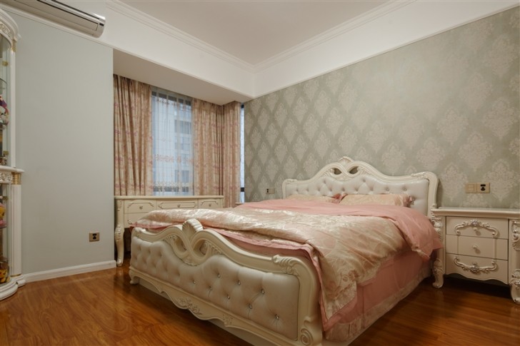 江南世家130平簡歐風(fēng)格-臥室