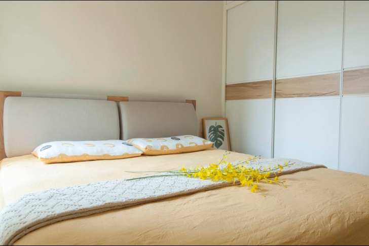 江南世界132㎡現(xiàn)代簡約實拍-臥室