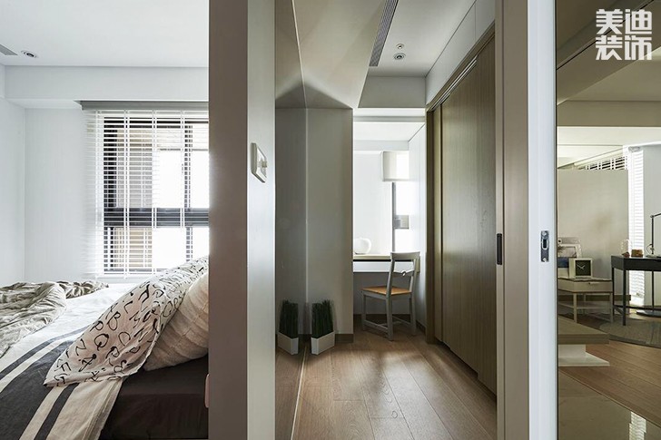 辰河世家110㎡北歐風格-過道