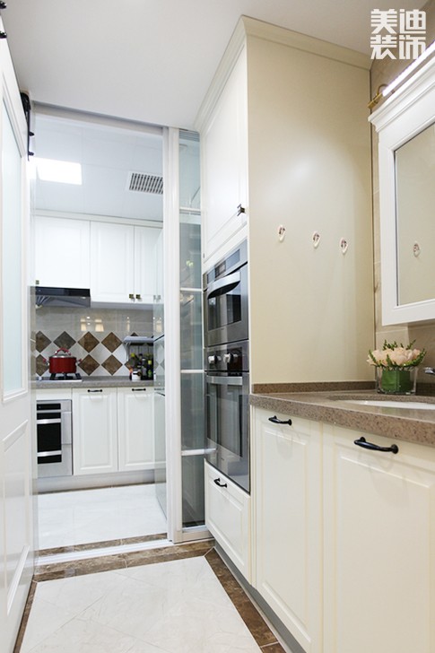 新華名苑80㎡優(yōu)雅小美風(fēng)格實拍-廚房