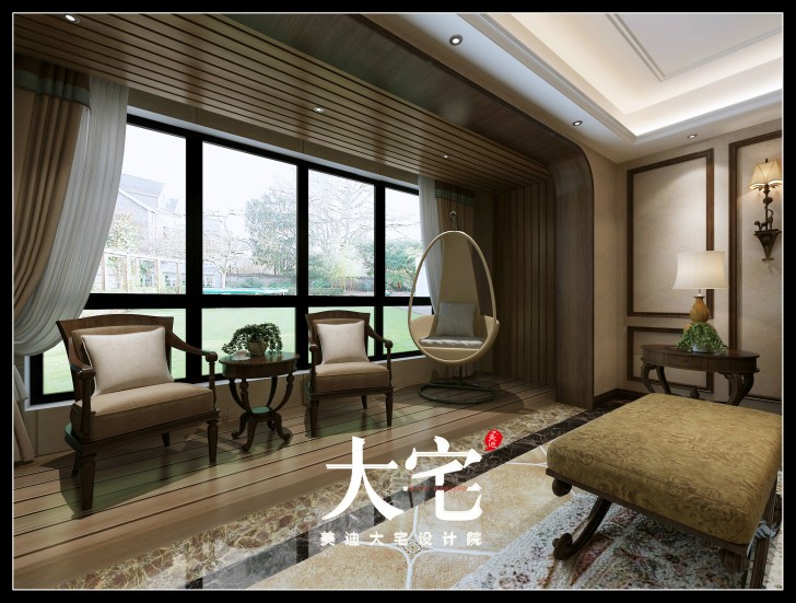 岳陽碧桂園300平米歐式風(fēng)格裝修效果圖--臥室