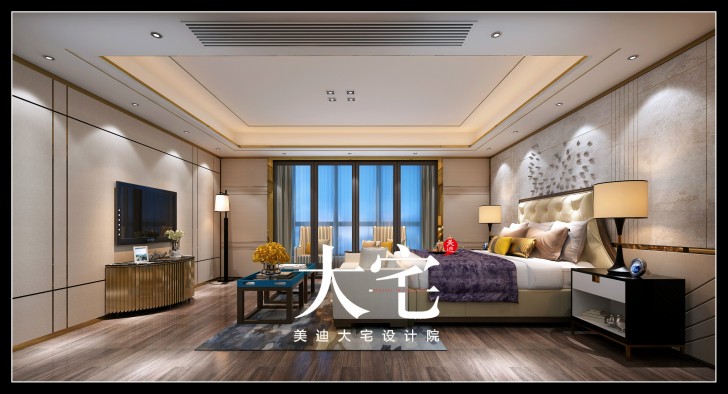 岳陽碧桂園300平米歐式風(fēng)格裝修效果圖--臥室