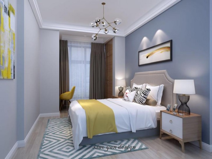 武廣國際學(xué)苑118平現(xiàn)代風(fēng)效果圖-臥室