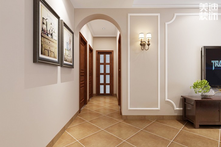 富基世紀(jì)公園香樟園135平米小美風(fēng)格--過道