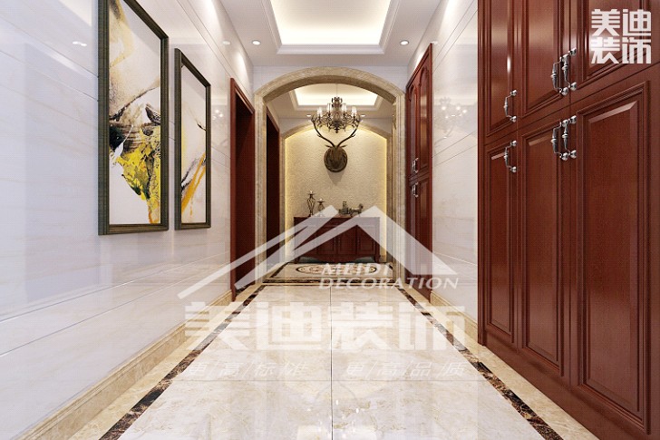 彩虹谷簡美風(fēng)裝修案例圖--過道