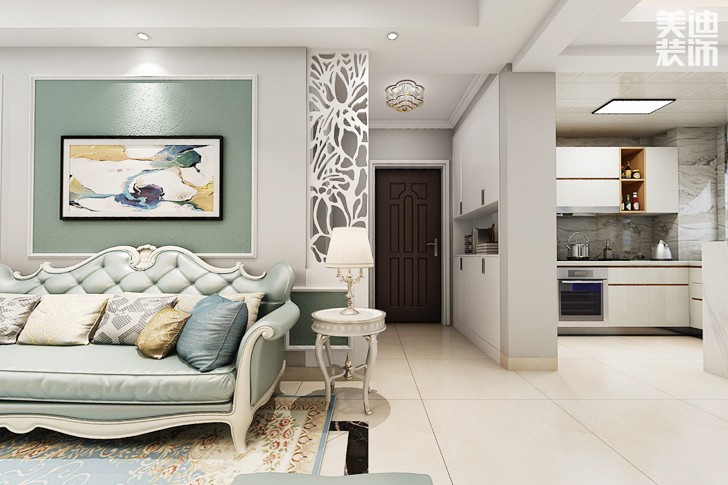 尚格名城120平米現(xiàn)代簡(jiǎn)約風(fēng)格效果圖--廚房