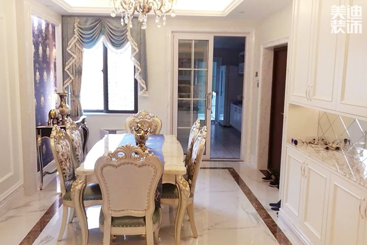 鑫遠(yuǎn)御文臺(tái)177平米歐式風(fēng)格實(shí)景圖--餐廳