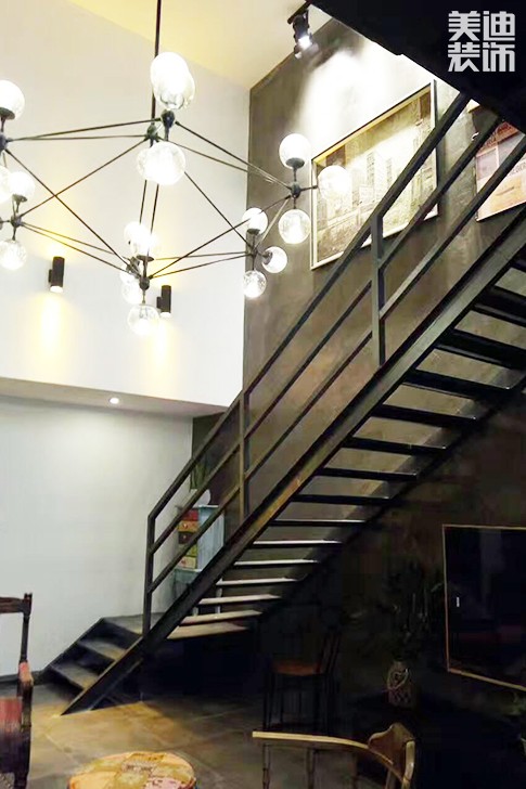 鑫遠(yuǎn)御文臺(tái)177平米工業(yè)風(fēng)實(shí)景圖--過(guò)道