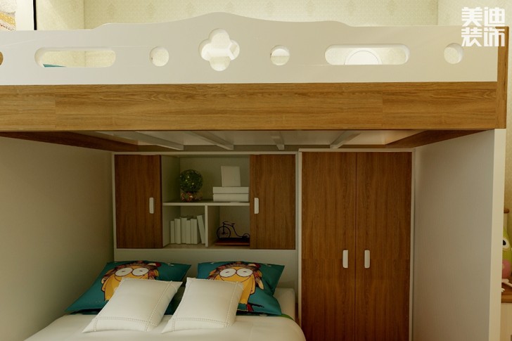 大漢資江城90平米現(xiàn)代簡約裝修效果圖--兒童房