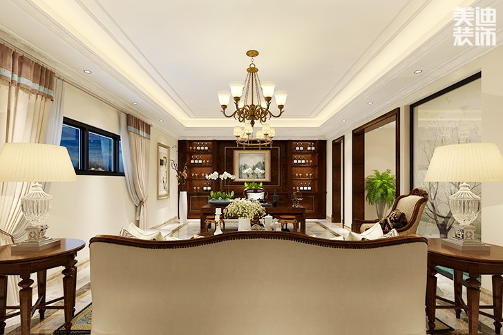 岳陽美濃小鎮(zhèn)300平別墅歐式裝修風(fēng)格效果圖--地下室1