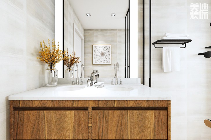 東方城市廣場(chǎng)140平米現(xiàn)代風(fēng)格案例圖--衛(wèi)生間