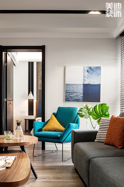 臨武家園小區(qū)115平現(xiàn)代風(fēng)裝修案例圖