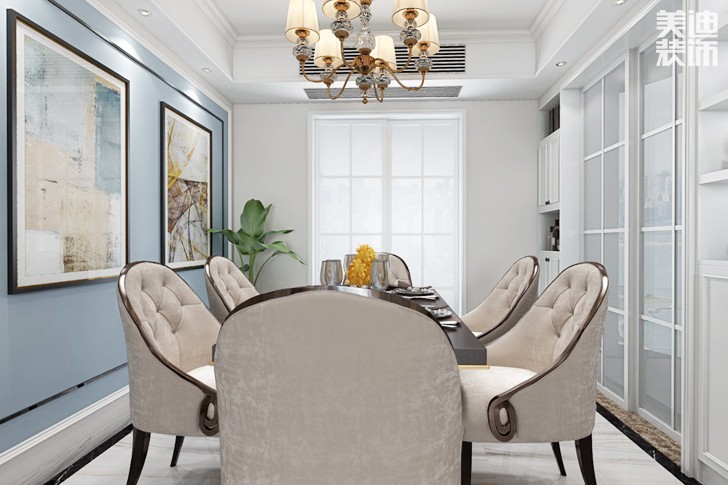 和 緣121平米歐式風(fēng)格裝修效果圖--餐廳