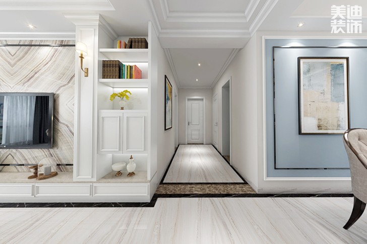 和 緣121平米歐式風(fēng)格裝修效果圖--過道