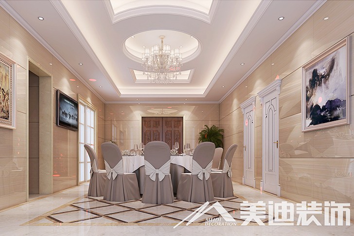 	岳陽縣私人別墅400平歐式裝修風格--一樓會客廳