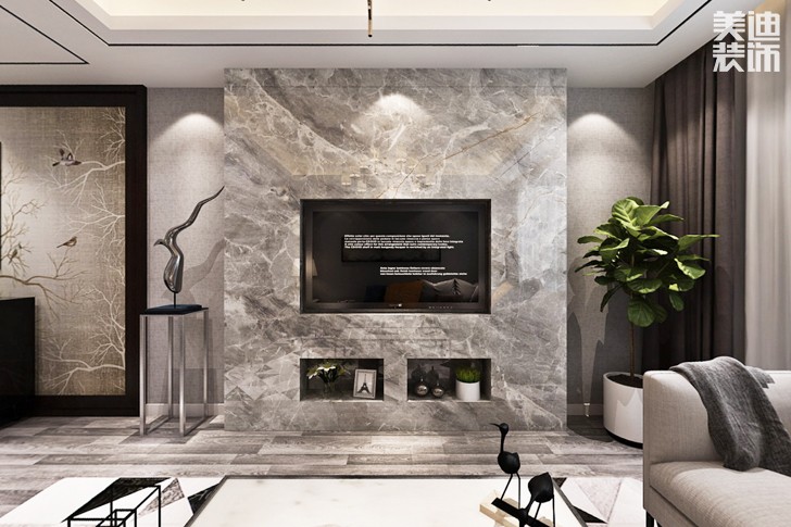 東都怡景164平米現(xiàn)代風格裝修效果圖--客廳