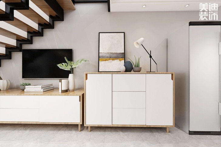 達美白鷺郡120平米北歐風格裝修效果圖--玄關(guān)