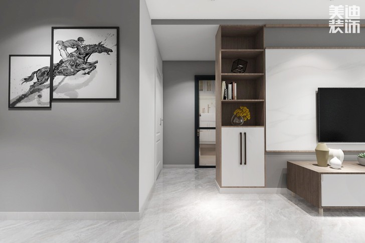 中建梅溪湖140平米現(xiàn)代黑白灰風格裝修效果圖--其他