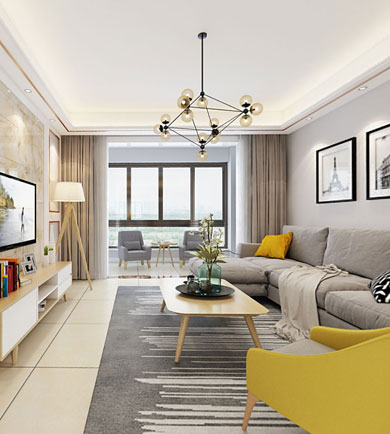 陽光麗城128平米北歐風(fēng)720 ...