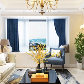 八方小區(qū)128平米簡歐風格 ...