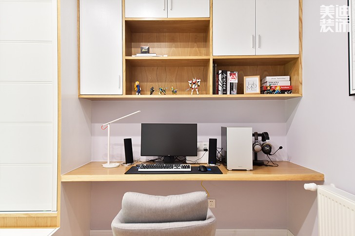 科大佳園120平日式MUJI風裝修案例圖--書柜