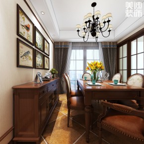 華潤(rùn)橡樹(shù)灣140平米美式風(fēng) ...