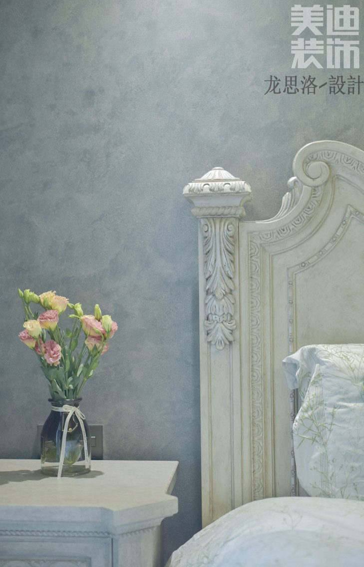 江山一號(hào)200平米灰調(diào)美式風(fēng)格實(shí)拍案例--臥室