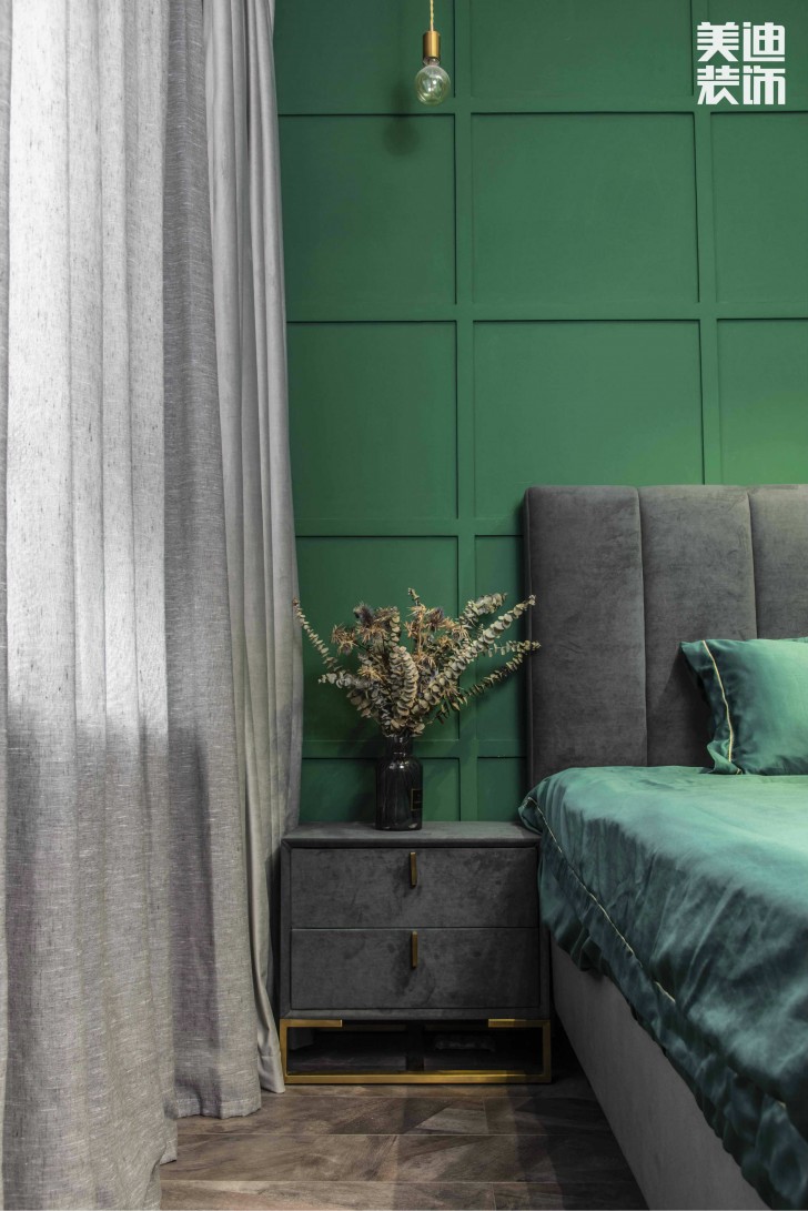 北大資源理想家園88平米北歐風(fēng)格實拍案例--臥室