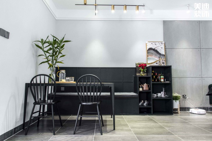 北大資源理想家園88平米北歐風(fēng)格實拍案例--餐廳