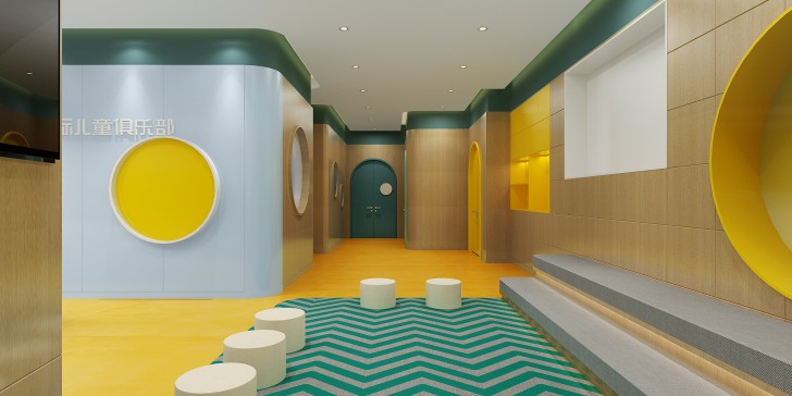 凱德壹中心450平米國際兒童俱樂部實(shí)拍案例