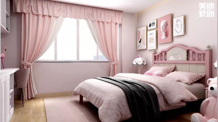 平安象湖風(fēng)情453平方米新中式案例效果圖--兒童房