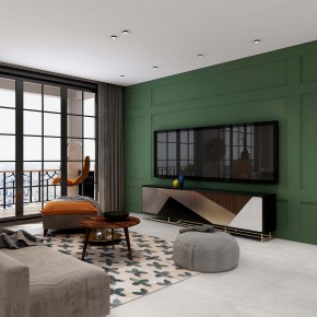 萬(wàn)科139平方米現(xiàn)代輕奢風(fēng) ...