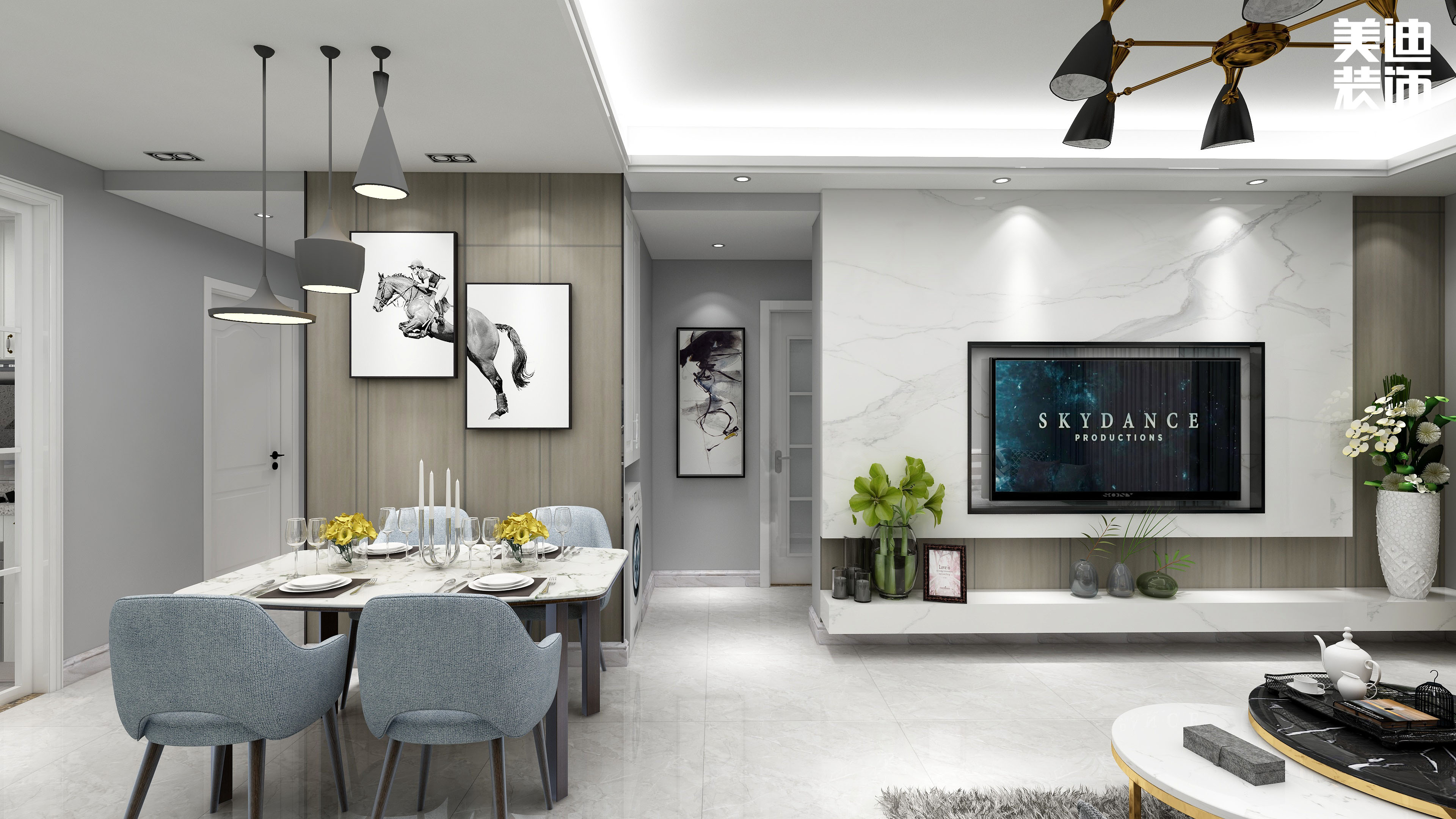 廣華國(guó)際公館110㎡現(xiàn)代風(fēng) ...