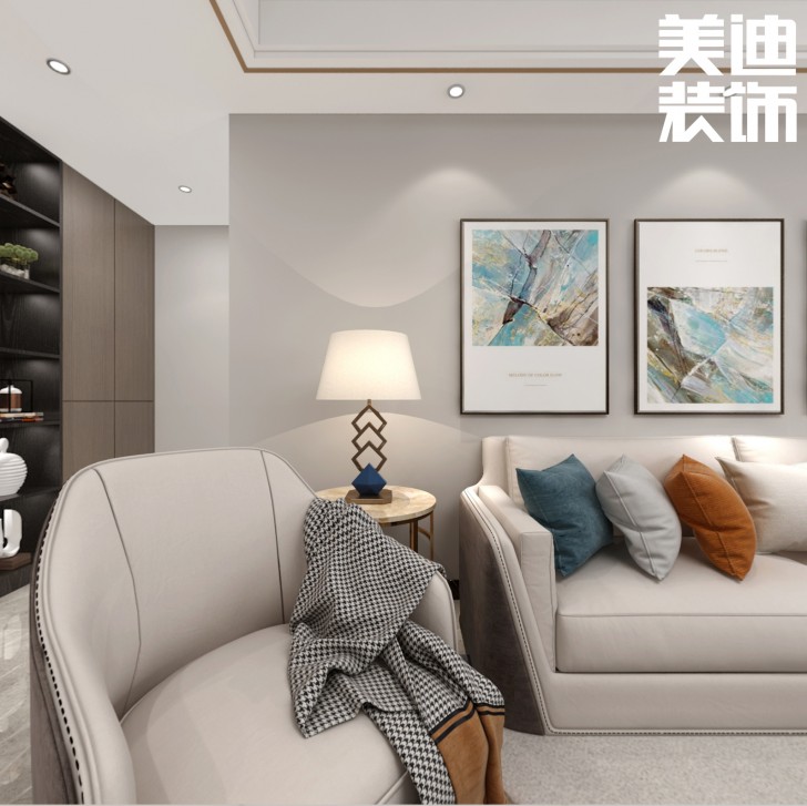 三湘小區(qū)120㎡現(xiàn)代輕奢風(fēng)格案例效果圖--其他