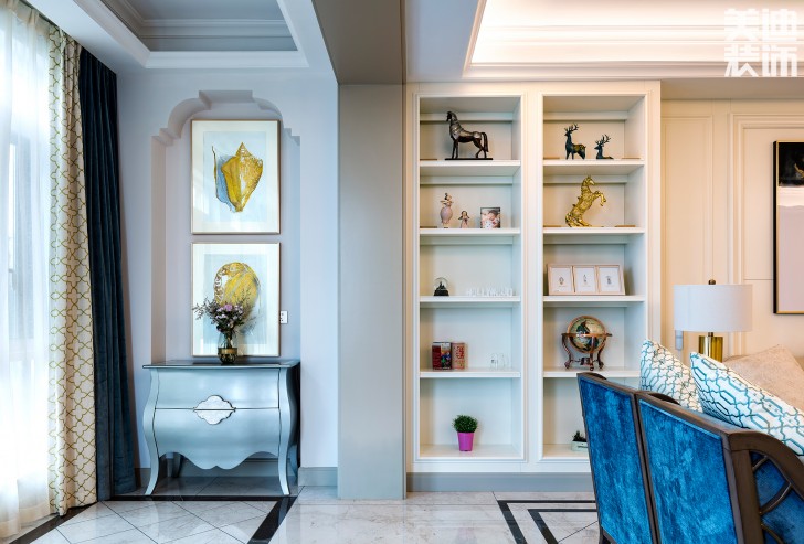 中隆國(guó)際御璽220平米美式輕奢風(fēng)裝修案例實(shí)拍圖-細(xì)節(jié)