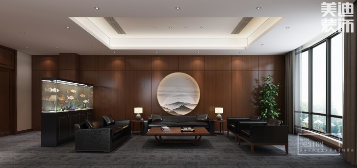 貴州御諾乳業(yè)公司8500平米辦公樓裝修效果圖