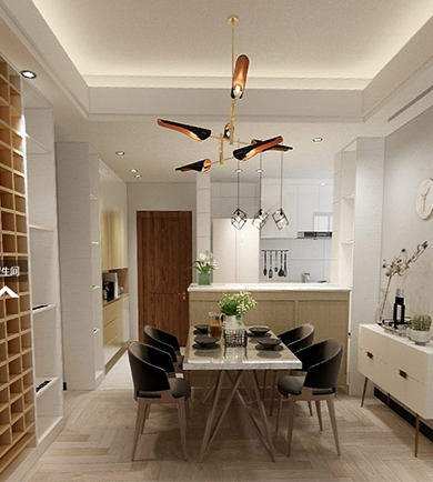 奧林匹克90㎡混搭風(fēng)格全房 ...