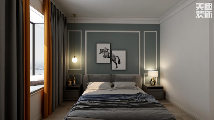 水墨林溪135㎡現(xiàn)代風(fēng)格案例效果圖