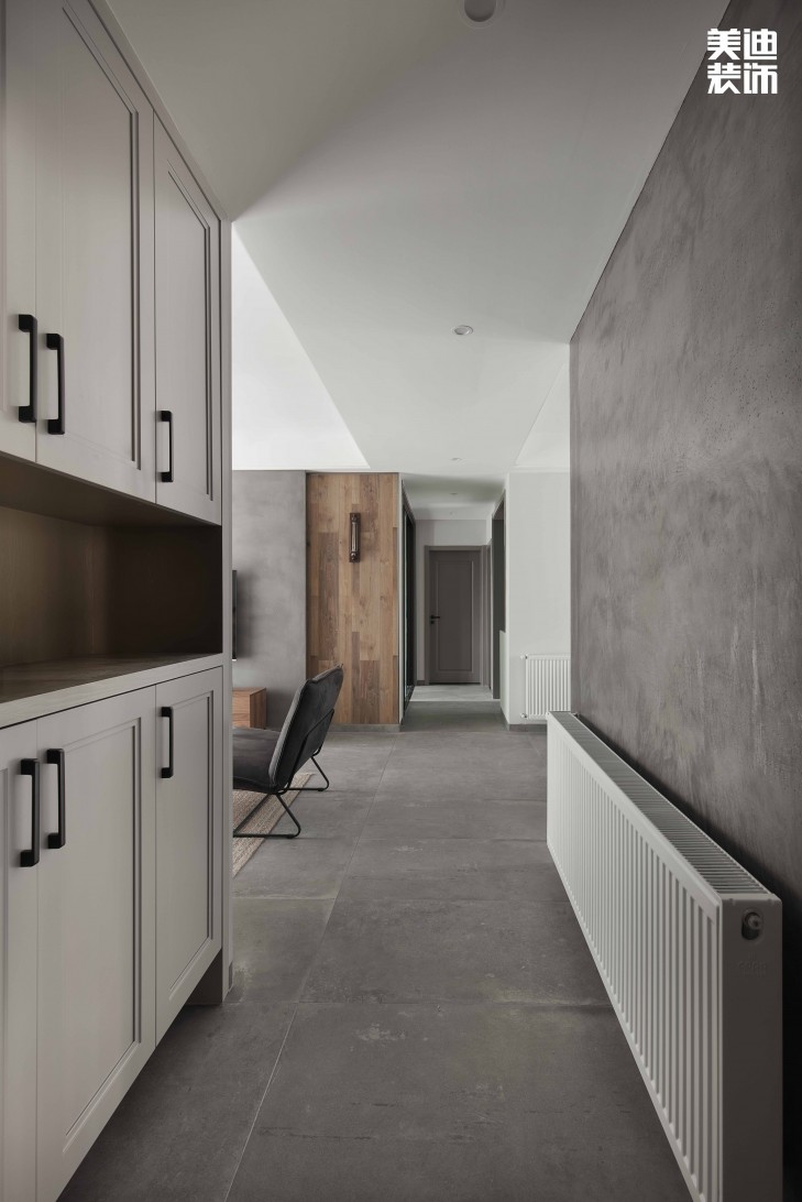 中建信和城112平方米工業(yè)風格案例效果圖--玄關