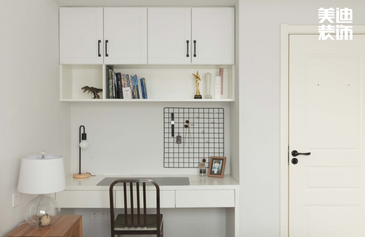 鑫遠(yuǎn)御文臺100平方米北歐風(fēng)格案例效果圖--書房