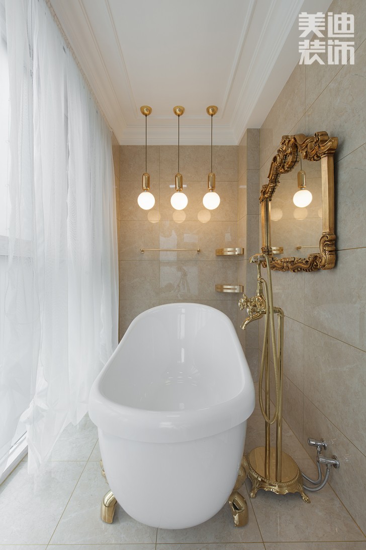 五礦沁園金城300平方米法式風(fēng)格案例效果圖--衛(wèi)生間