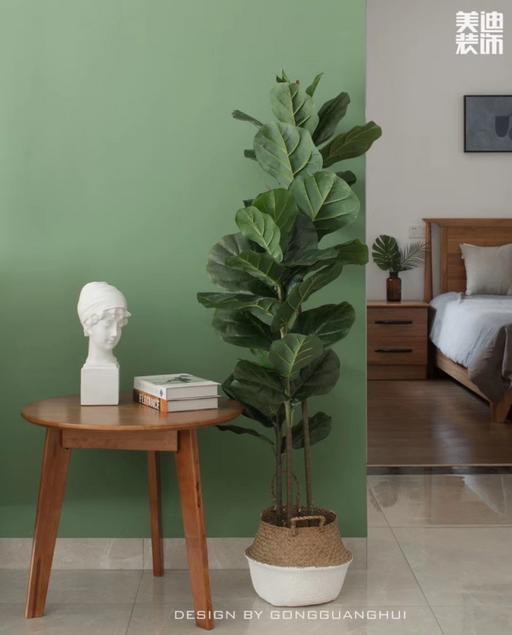 北京御園130平方米北歐風(fēng)格案例效果圖--臥室